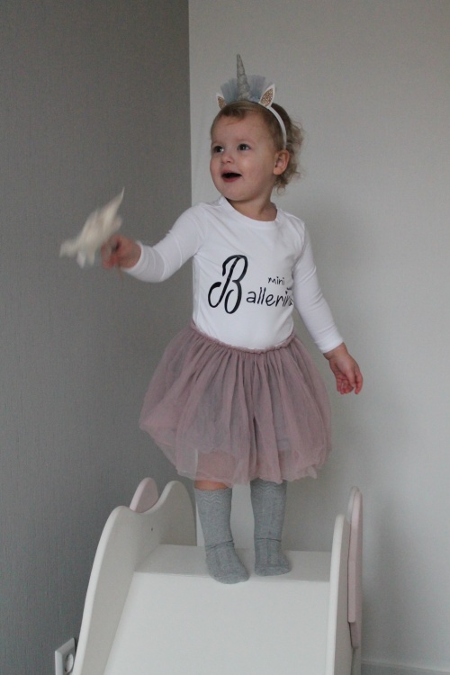 Bedrukt shirt mini ballerina