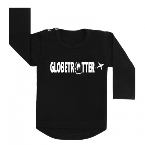 Longsleeve Zwart Globetrotter