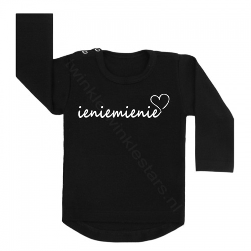 Longsleeve zwart ieniemienie