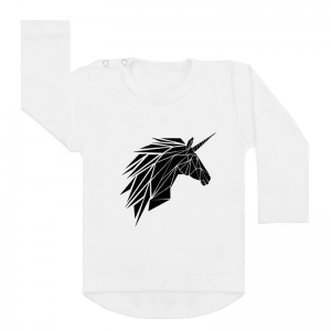 Longsleeve Wit Unicorn