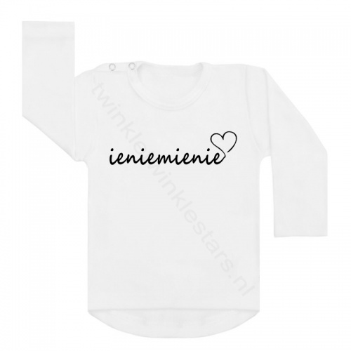 Longsleeve wit ieniemienie