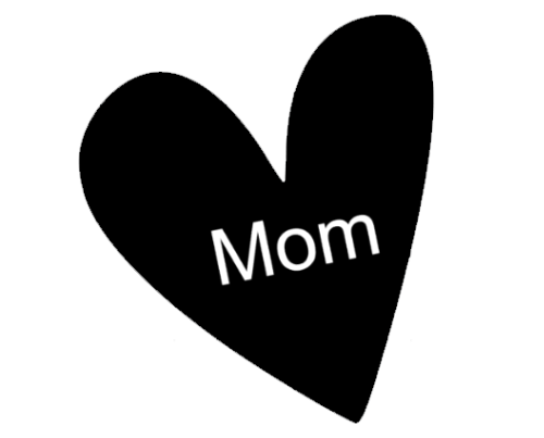 Strijkapplicatie mom heart