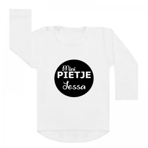 Sinterklaas shirt wit mini pietje