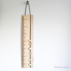 Houten groeimeter