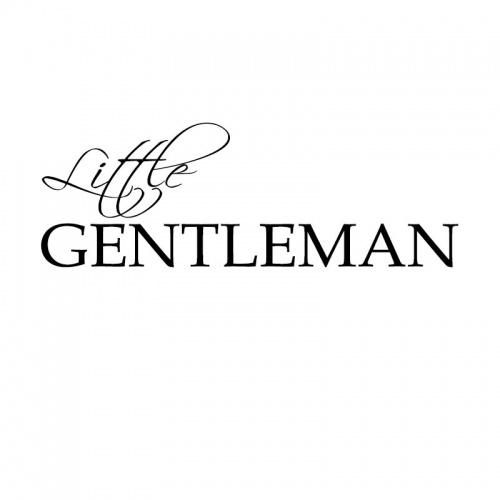 Strijkapplicatie little gentleman