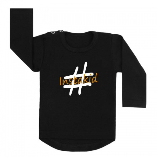 instakid shirt zwart