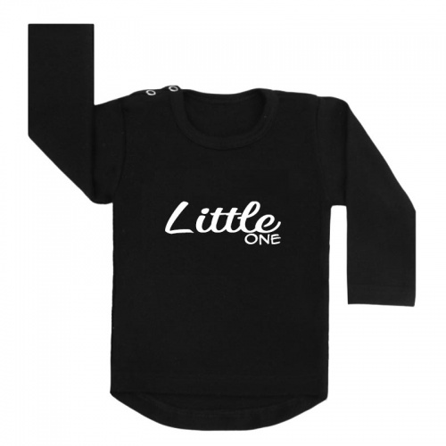 little one shirt zwart