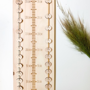 Houten groeimeter XL