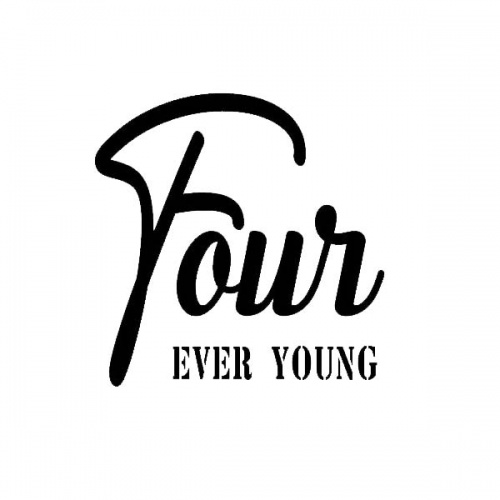 Strijkapplicatie four ever young