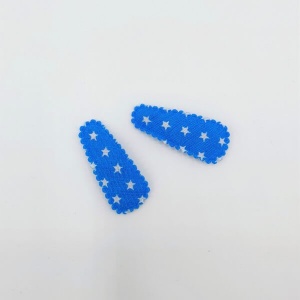 Baby haarspeldjes blauw met sterren