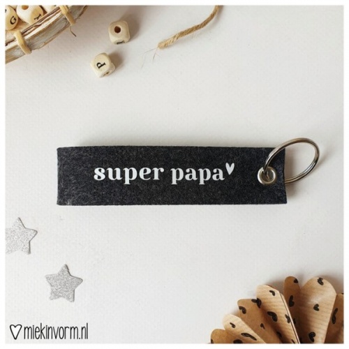 Sleutelhanger super papa