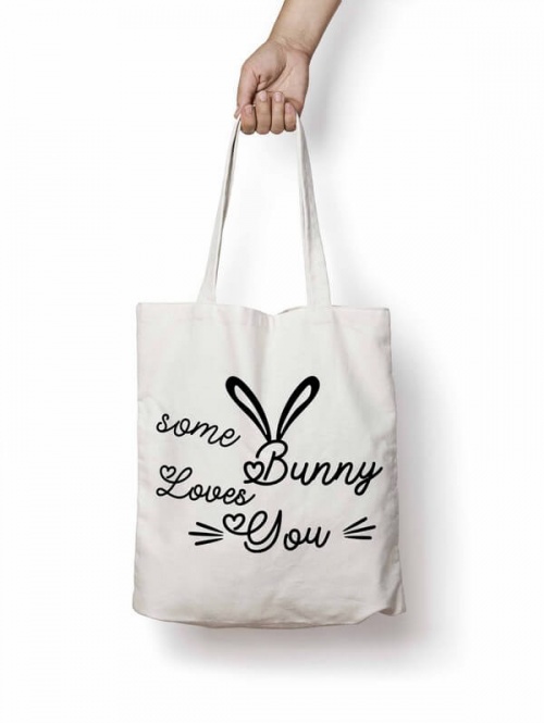 Canvas tas some bunny