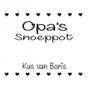 diy sticker opas snoeppot