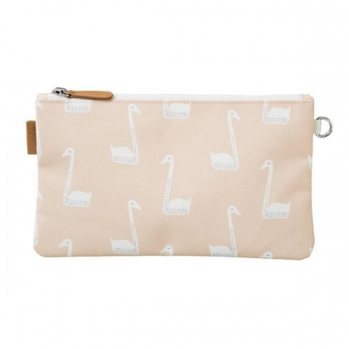 Fresk toilettas / etui swan (met naam)