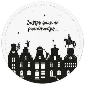 Muurcirckel Sinterklaas paardenvoetjes