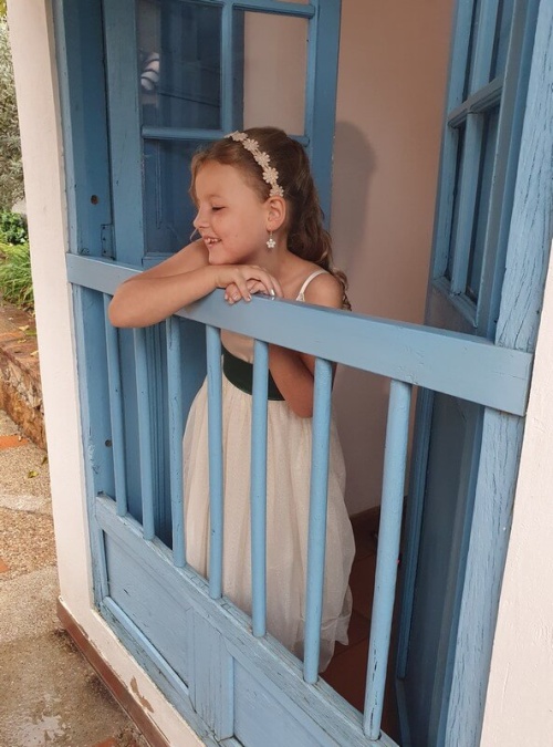 Kinderoorbellen bloemen hangers