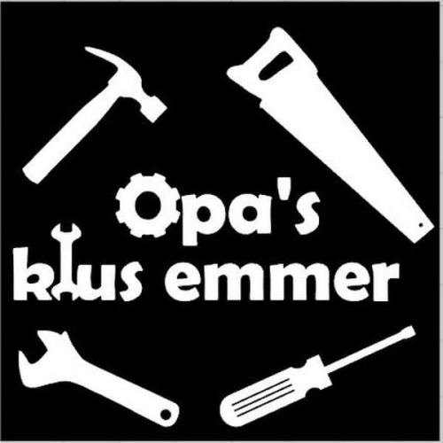 Sticker opa's / papa's klusemmer