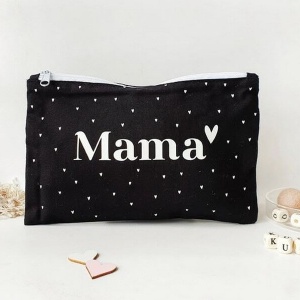 Zwart etui mama